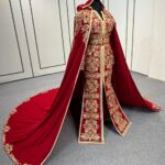 MROF959RA CAFTAN AVEC LONGUE CAPE