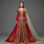 EAA34 Bridal Takshita with Veil